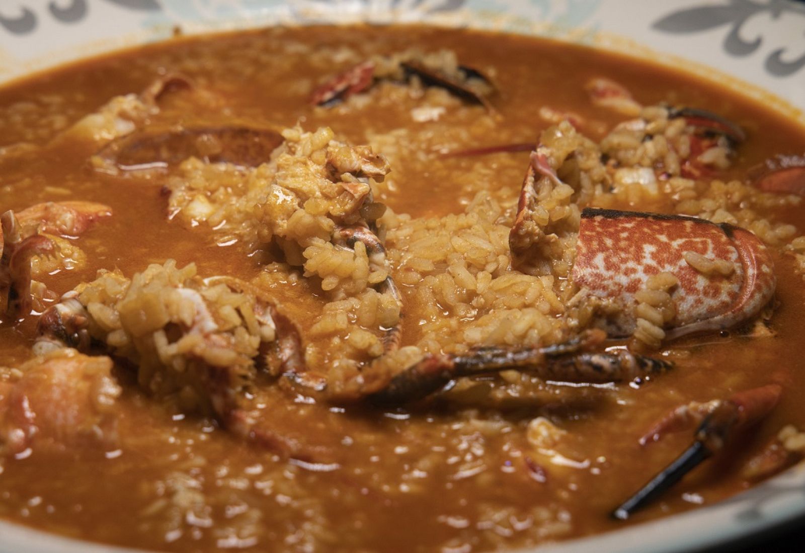 "Arroz meloso con bogavante" de Dani García