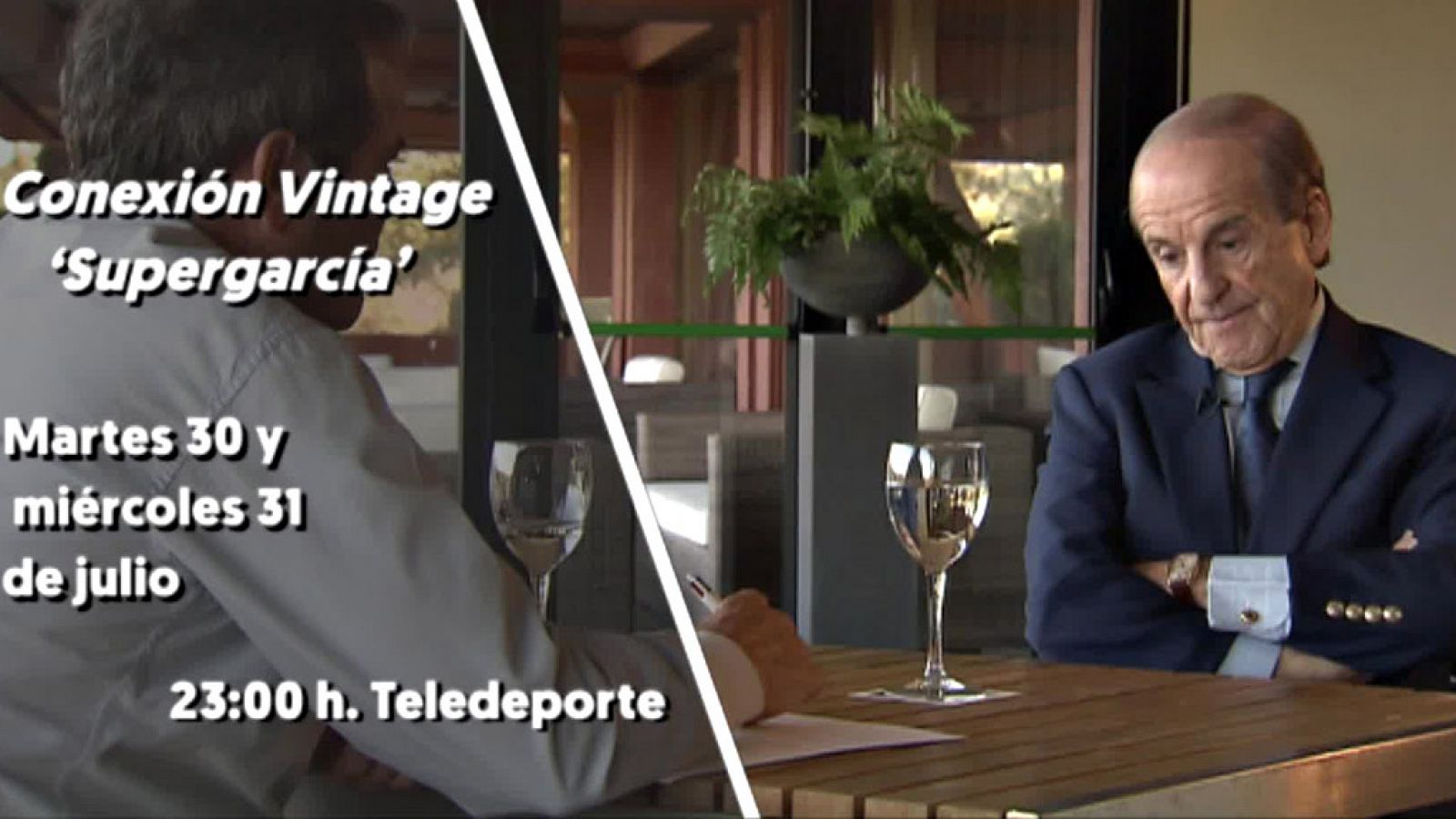 El popular comunicador protagoniza con dos episodios el programa Conexión Vintage de Teledeporte. Martes 30 y miércoles 31 a partir de las 23:00h.