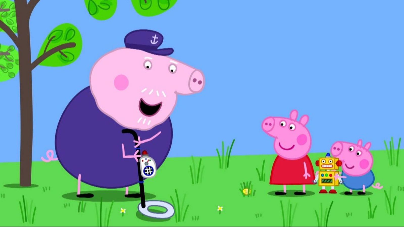 Peppa Pig - El detector de metales del Abuelo Pig - RTVE.es - Peppa Pig | Ver