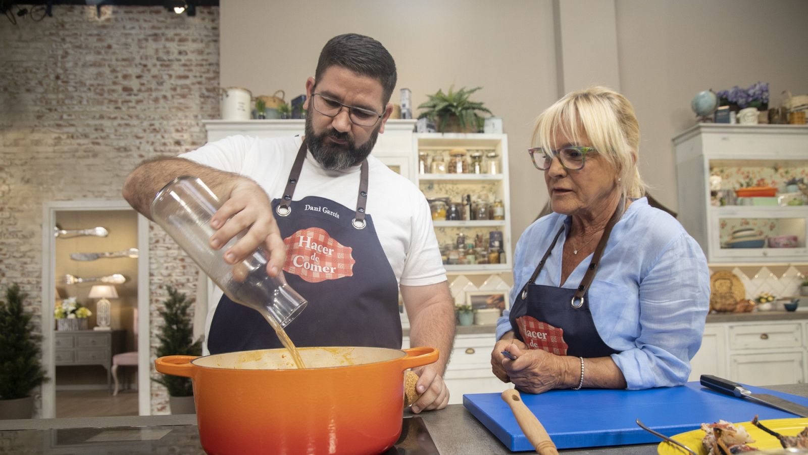 Hacer de comer - Arroz meloso con bogavante, polos de melón y sandia - ver ahora