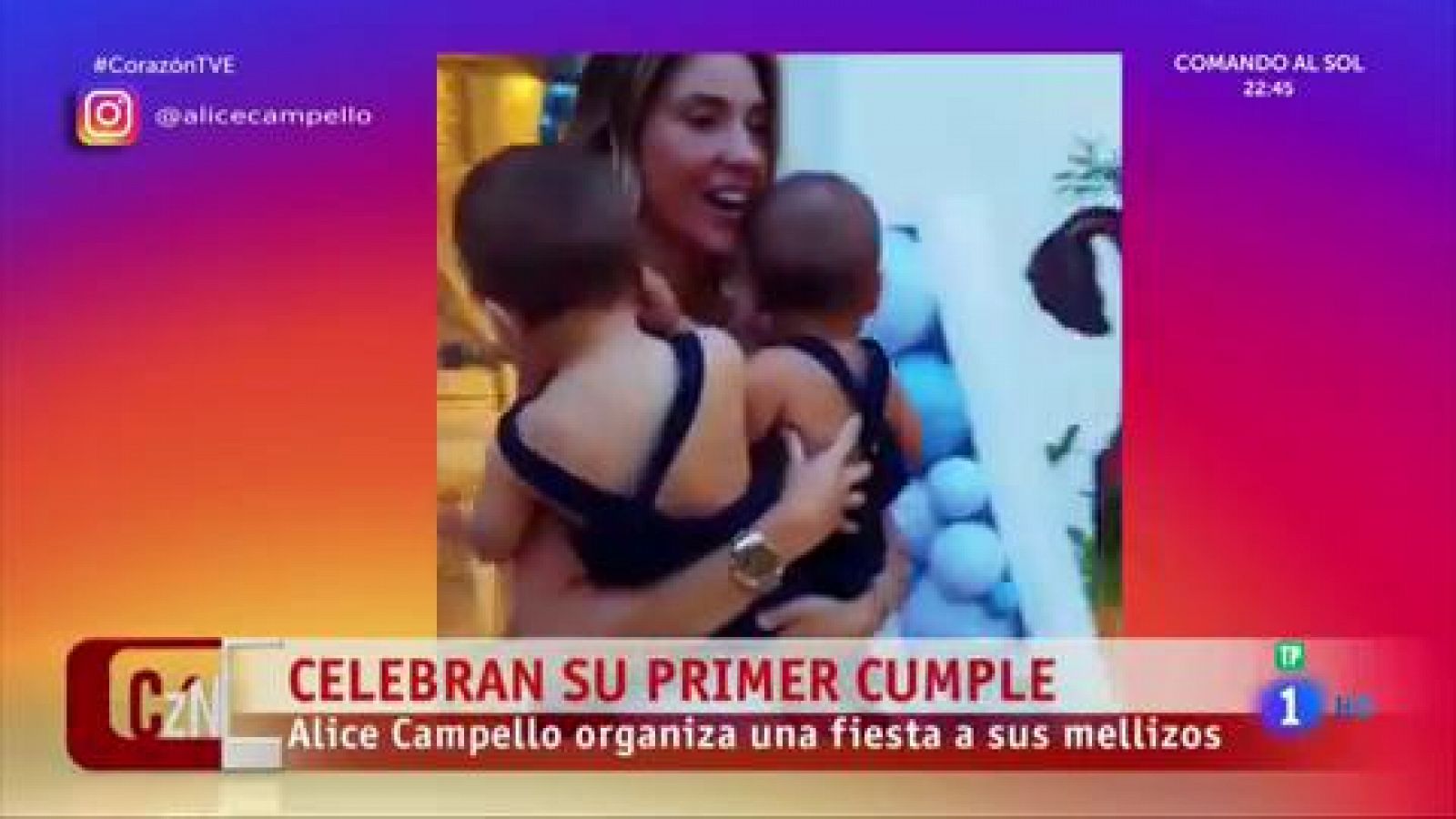 Los hijos de Morata y Alice Campello celebran su primer cumpleaños