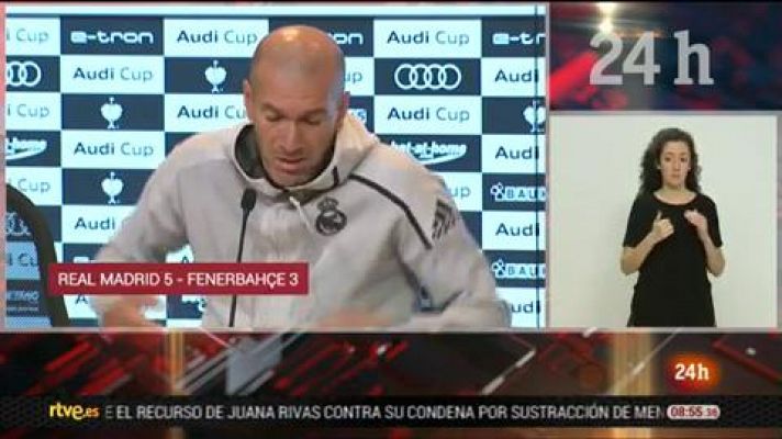 Telediario 1 - Benzema da al Madrid su primera victoria de la pretemporada