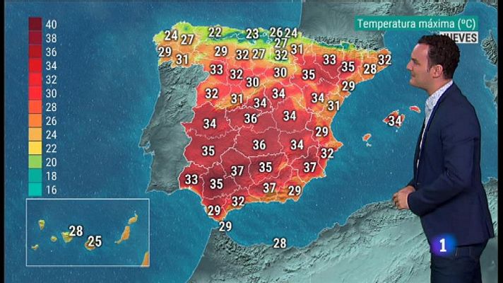L'informatiu - Comunitat Valenciana - El tiempo en la Comunidad Valenciana - 01/08/19