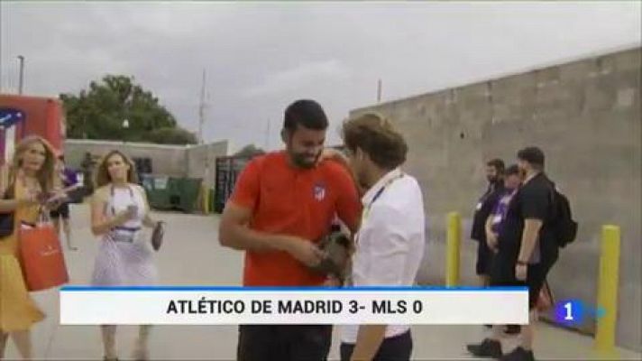 Telediario 1 - El Atlético sigue intratable y se impone a las estrellas de la MLS