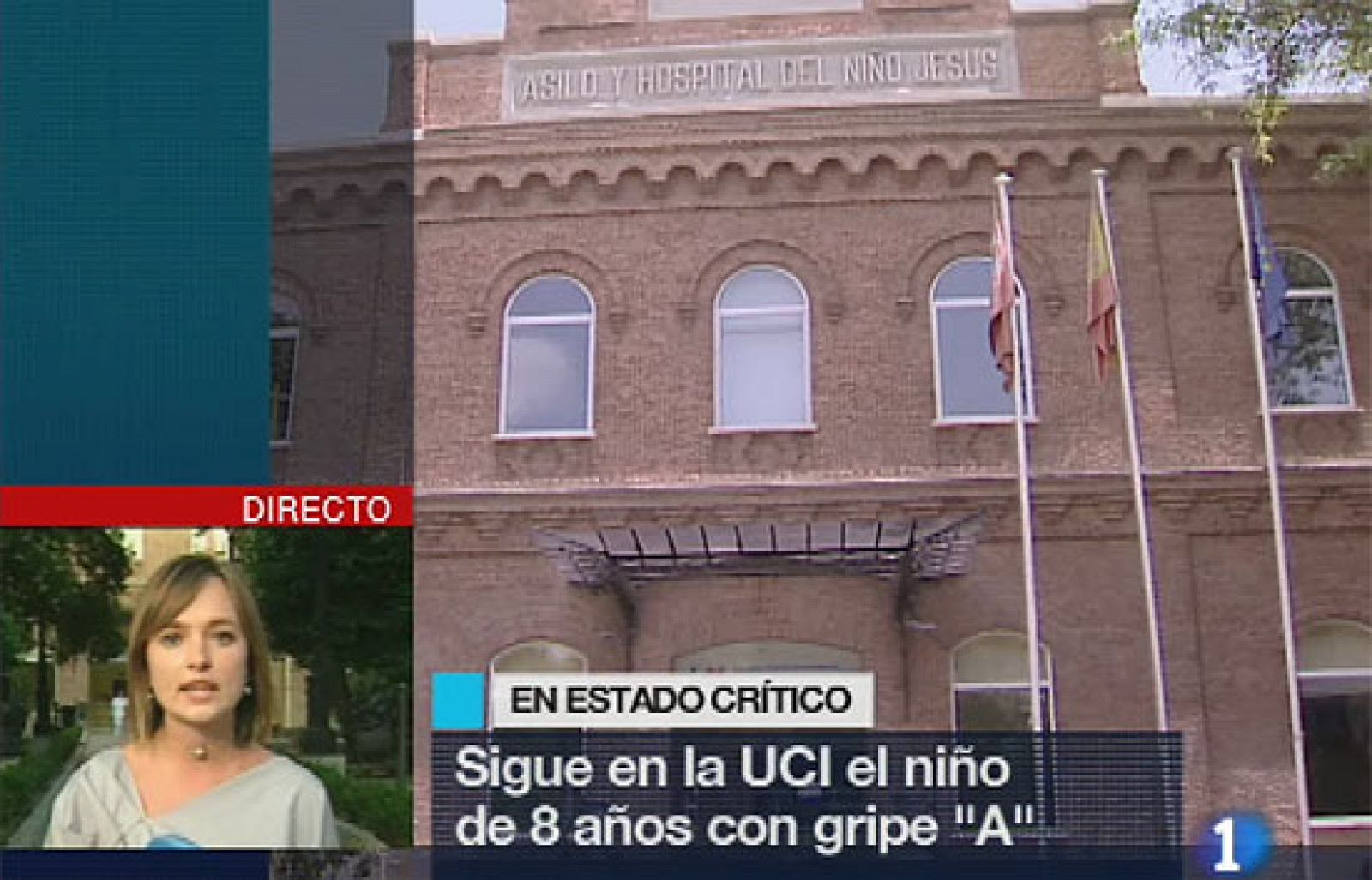 El niño de 8 años con gripe A ingresado en el hospital Niño Jesús de Madrid sigue en estado crítico