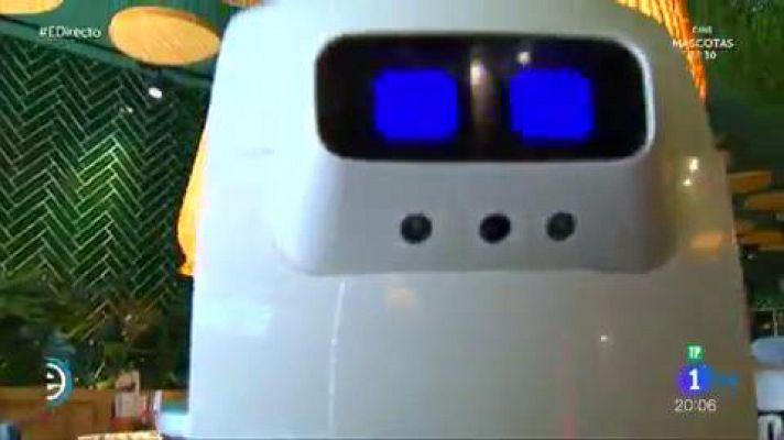 Primer camarero robot en España