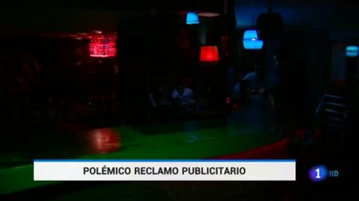 Telediario 1 - Un club gallego suspende su fiesta de chicas en toples y churrasco gratis tras prohibirla el Ayuntamiento