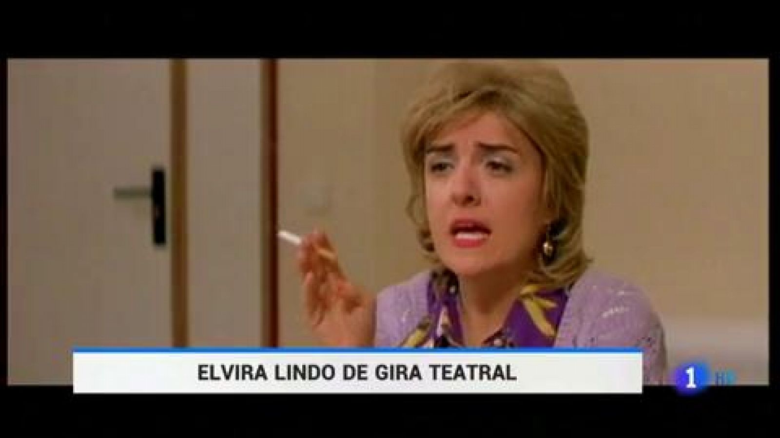 Telediario 1: Elvira Lindo comienza una gira teatral en la que narra la infancia de su padre | RTVE Play