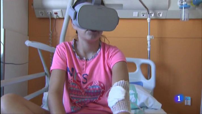 Telediario 1 - Realidad virtual en pediatría para reducir la ansiedad