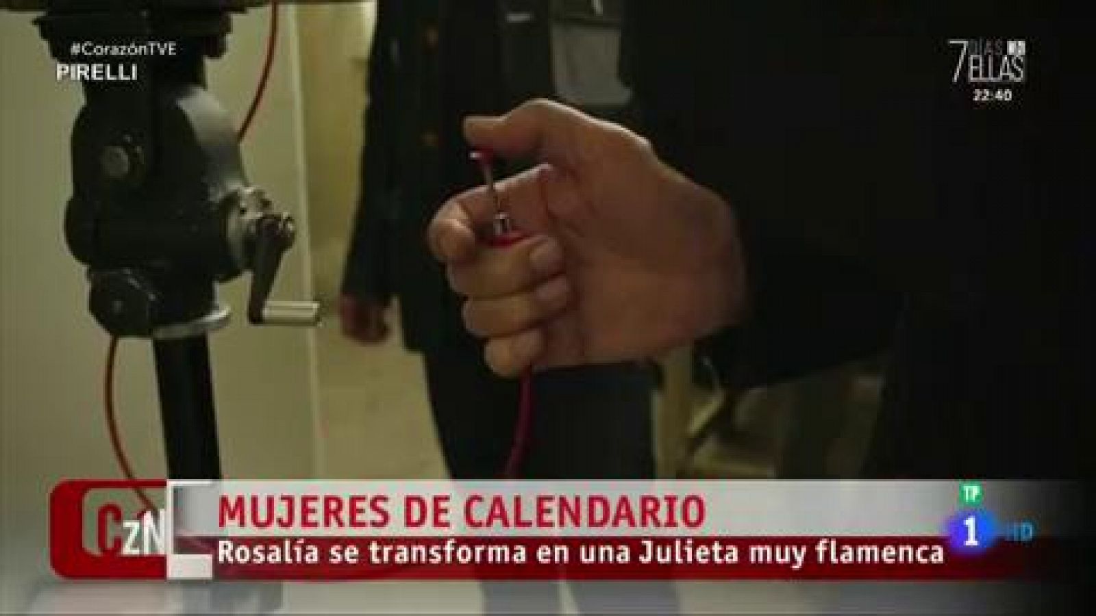 Corazón - Rosalía se transforma en Julieta para el calendario Pirelli - RTVE.es