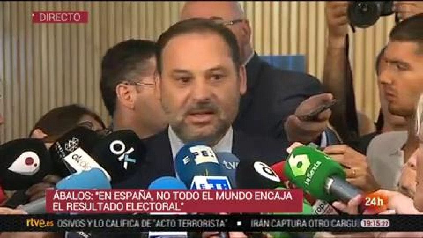 Ábalos responde al PP: "Si tienen alternativa de Gobierno, que la presenten, si no, que dejen que haya Gobierno"