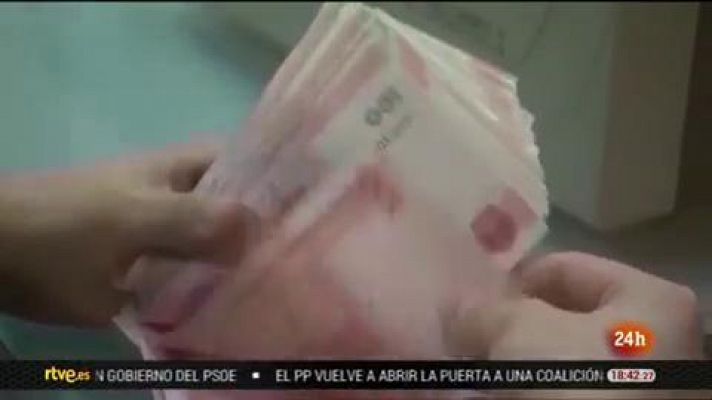 Informativo 24h - El yuan se devalúa hasta niveles de 2008 en plena guerra comercial con Estados Unidos