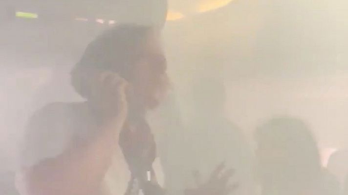 Incendio en un avión de British Airways