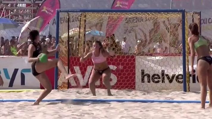 Balonmano playa - Campeonato de España. Resumen