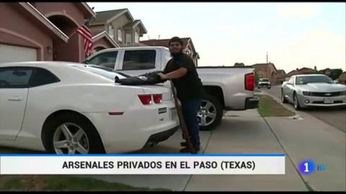 Telediario 1 - La venta de armas se triplica en El Paso tras la matanza