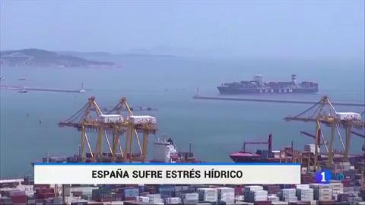 Telediario 1 - Una cuarta parte de la población mundial vive en zonas de estrés hídrico, donde hay menos agua de la que se demanda