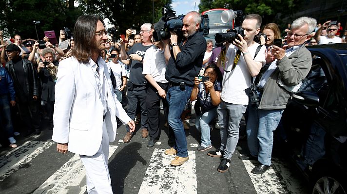 50 años de la mítica portada de los Beatles en Abbey Road