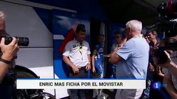 Telediario 1 - Enric Mas ficha por Movistar