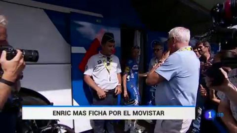 El joven ciclista español Enric Mas ha fichado por el Movistar Team, escuadra en la que correrá las próximas tres temporadas.