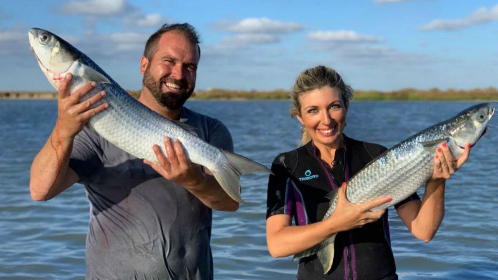 El trabajo en el estero de Trebujena