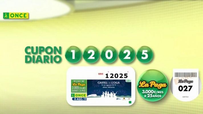 Sorteos ONCE - Sorteo ONCE - 08/08/19