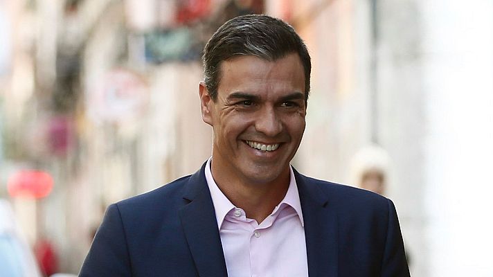 Informativo 24h - Sánchez anuncia que el PSOE buscará un acuerdo para su investidura en base a una "propuesta abierta" a finales de agosto