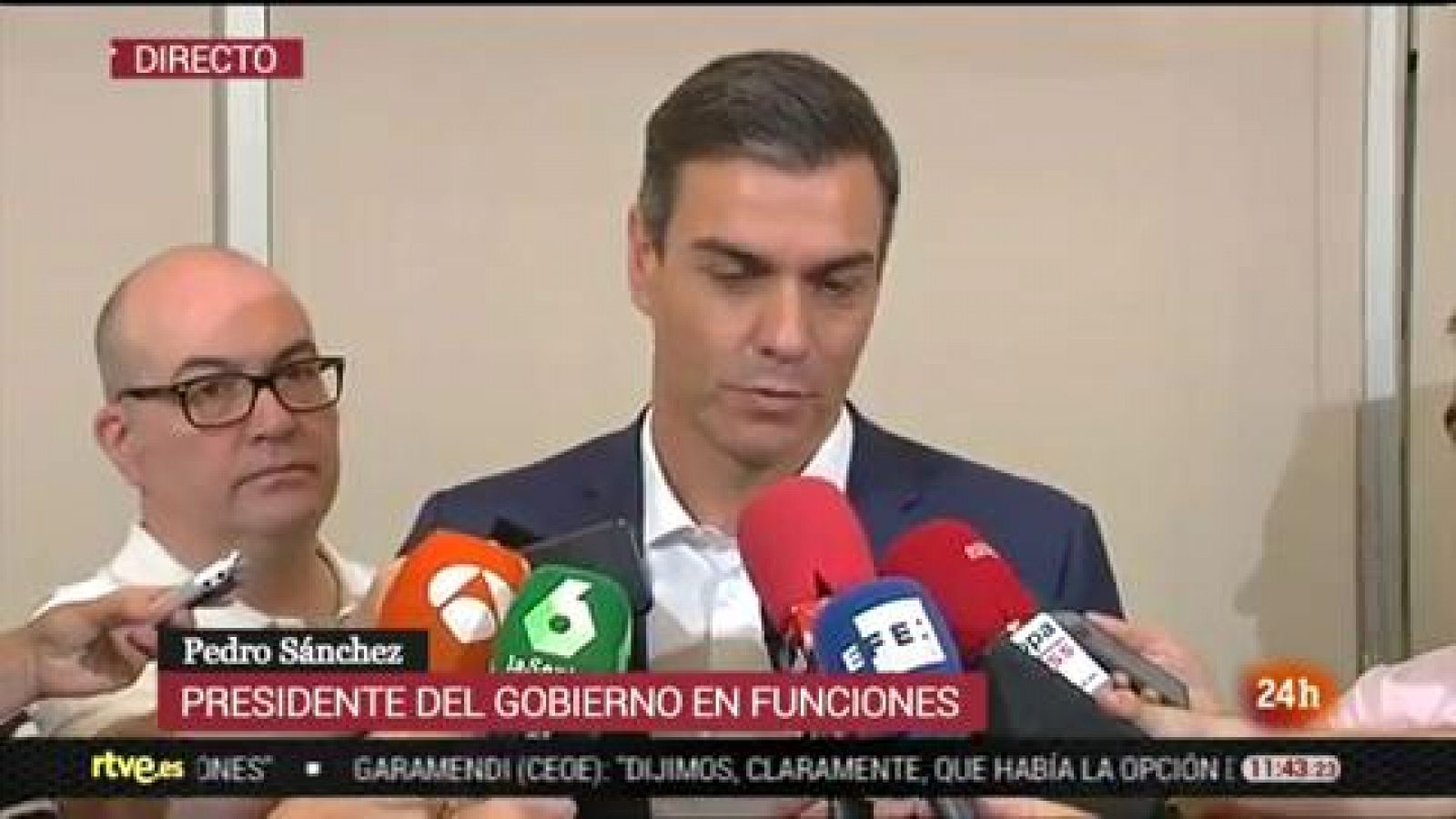 Sánchez anuncia que el PSOE buscará un acuerdo para su investidura en base a una "propuesta abierta" a finales de agosto