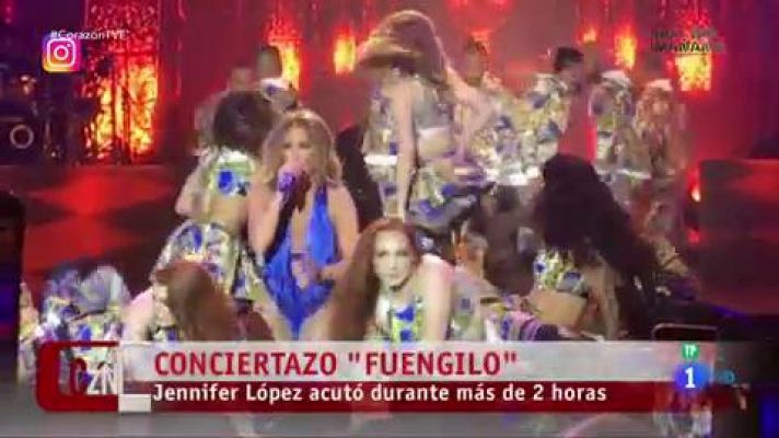 El espectacular concierto de Jennifer López en Fuengirola