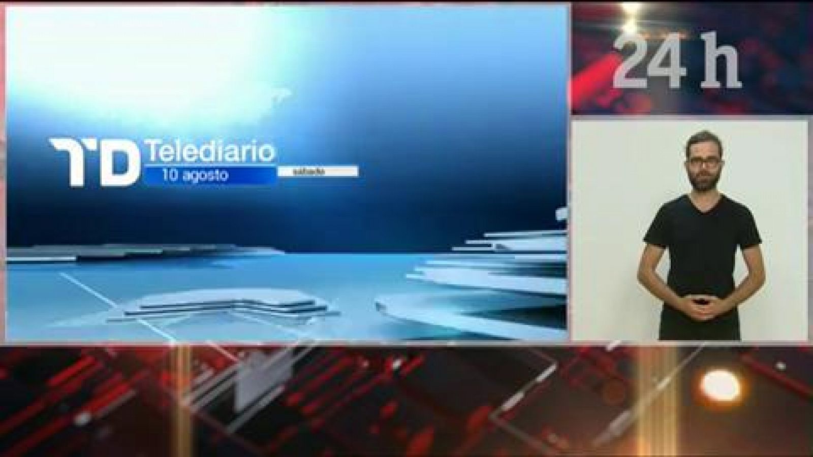 Telediario 1: Telediario - 15 horas - 10/08/19 - Lengua de signos | RTVE Play