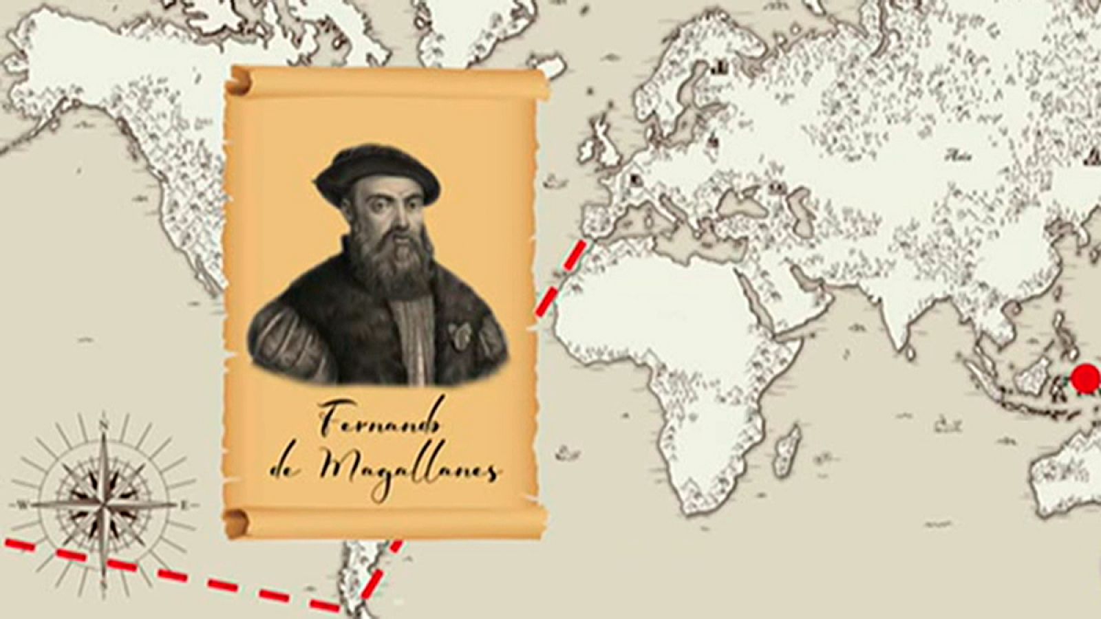 La vuelta al mundo de Magallanes y Elcano, en un minuto