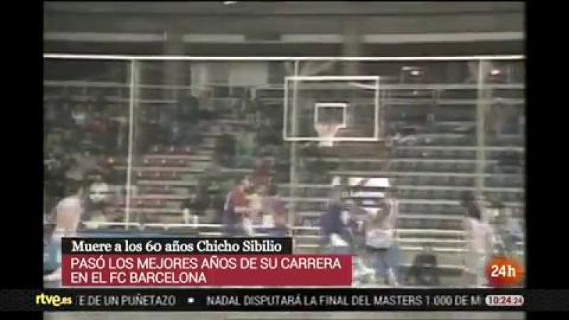 El exjugador de baloncesto Chicho Sibilio, mito del FC Barcelona y subcampeon de Europa con España, ha fallecido este sábado a los 60 años de edad.