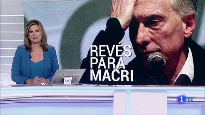 Telediario 1 - Los mercados argentinos se derrumban tras la victoria del peronismo en las primarias