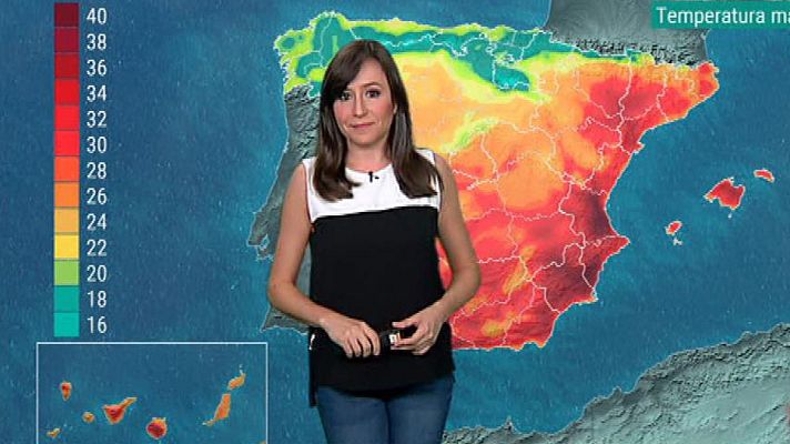 El tiempo - Temperaturas en descenso en el área mediterránea y aumento en el resto