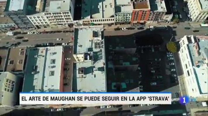 Telediario 1 - El 'Running Art' aúna deporte, arte y tecnología