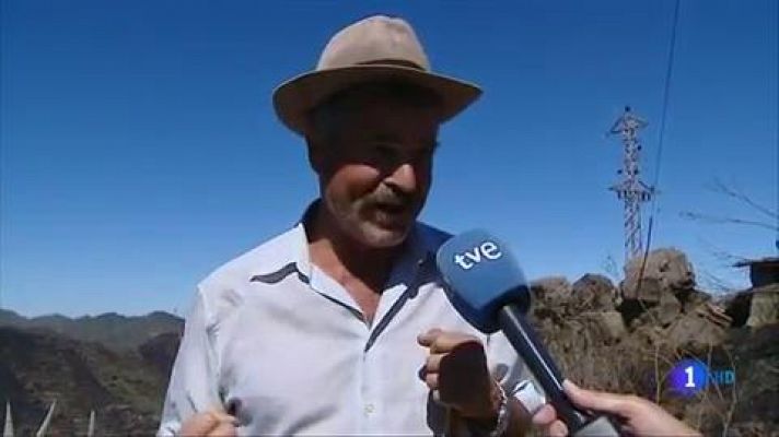 Telediario 1 - Tras declarar controlado el incendio de Gran Canaria, es hora de hacer balance de los daños