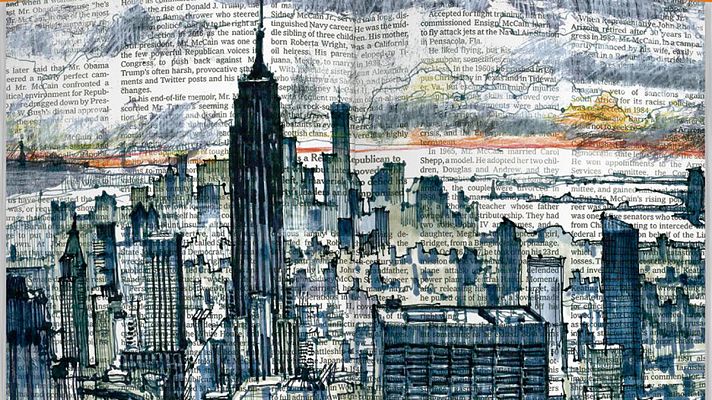 Telediario 1 - París, Madrid y Nueva York: Libros de viaje y cuadernos de escritura para tres ciudades únicas