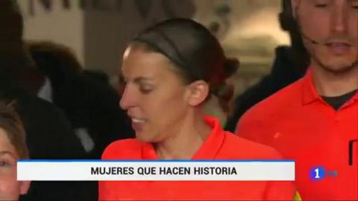 Telediario 1 - Frappart, colegiada de la Supercopa: "Haré lo mismo que cuando arbitro en las ligas femeninas"