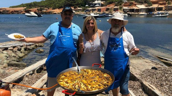 Arroz a pie de playa en Ibiza