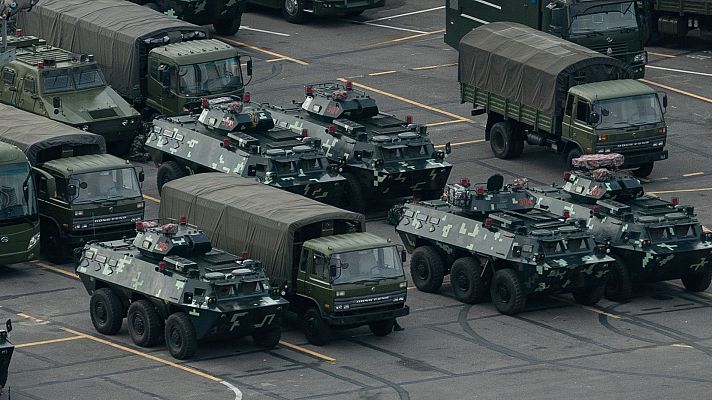 China acantona fuerzas militares en las proximidades de Hong Kong mientras siguen las protestas