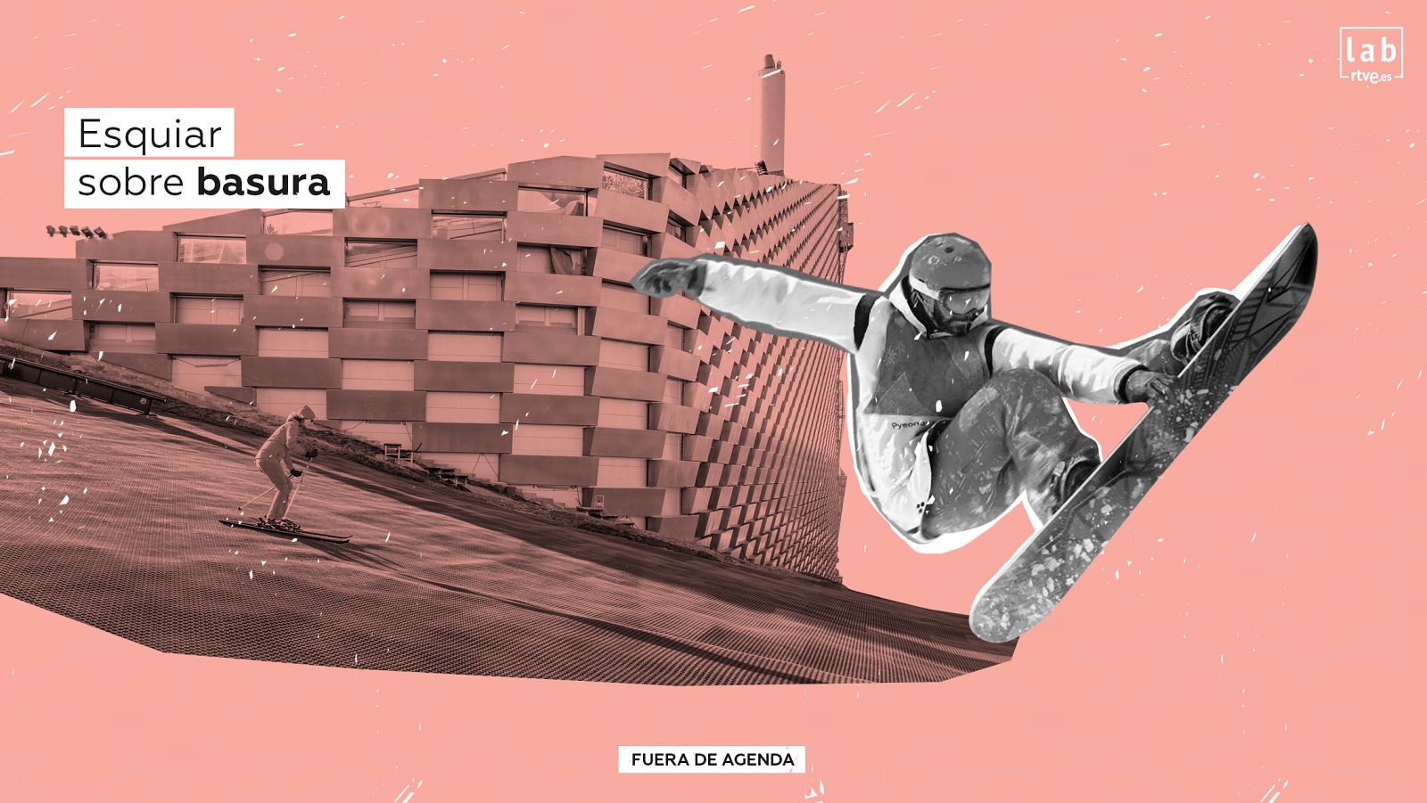 Esquiar sobre basura