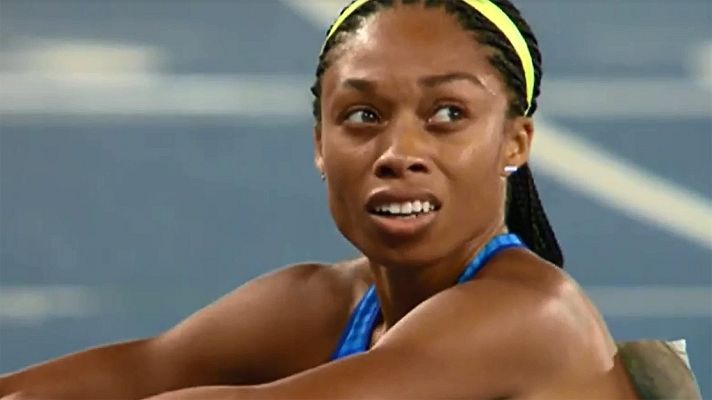  - Alysson Felix logra una victoria más allá de las pistas