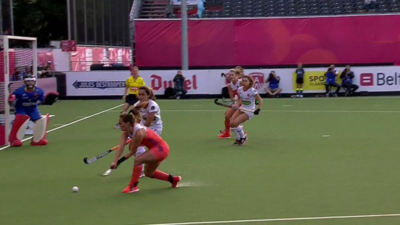 Hockey hierba - Campeonato de Europa Femenino: España - Holanda. Desde Amberes (Bélgica) - ver ahora