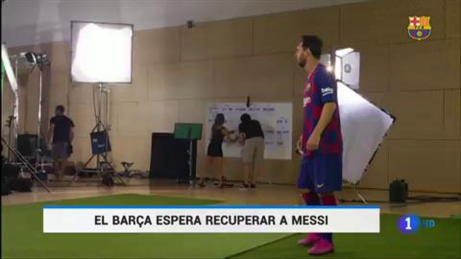 Telediario 1: El Barça espera el regreso de Messi | RTVE Play