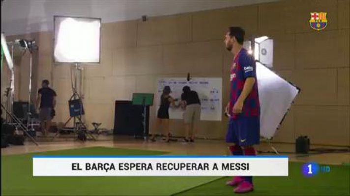 El Barça espera el regreso de Messi