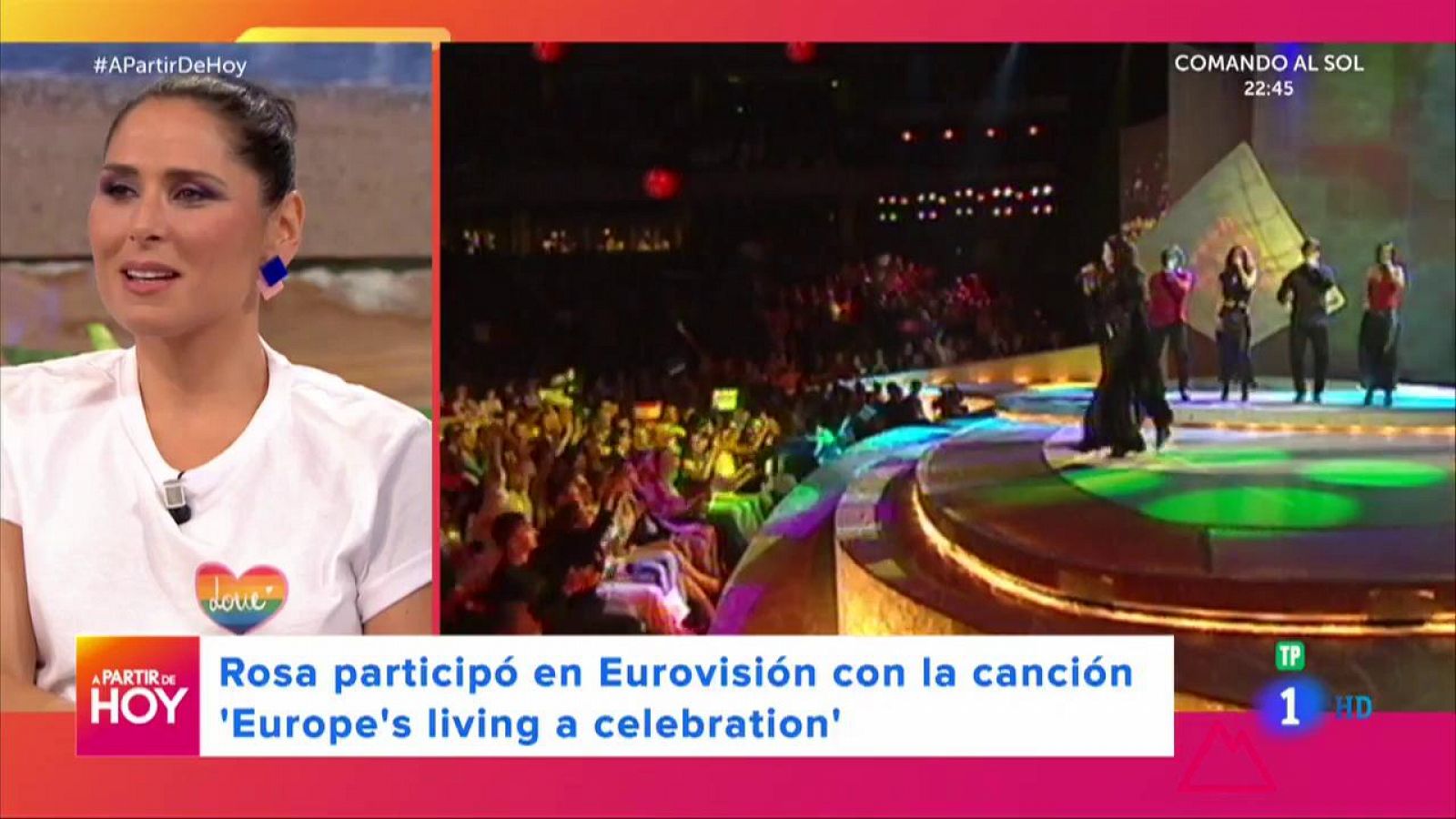 Recordamos con Rosa López su paso por Eurovisión
