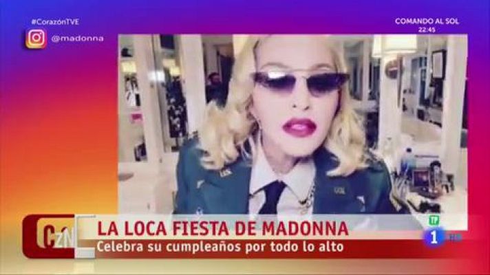 Madonna celebra su 61 cumpleaños y se felicita a sí misma 