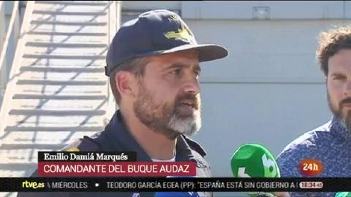 Declaraciones del comandante del Audaz