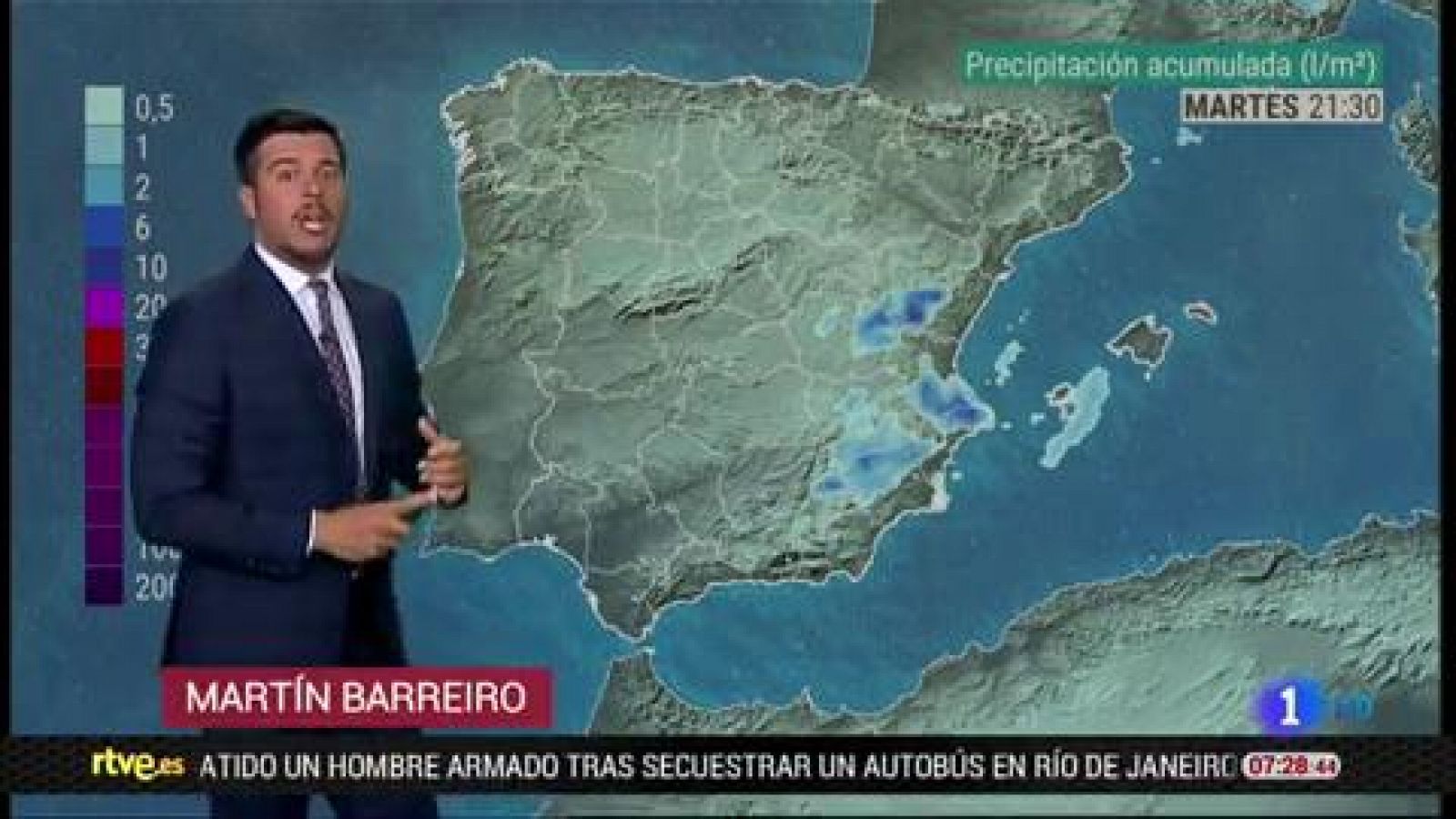 El tiempo: Chubascos y tormentas en el sudeste peninsular y alisios en Canarias | RTVE Play