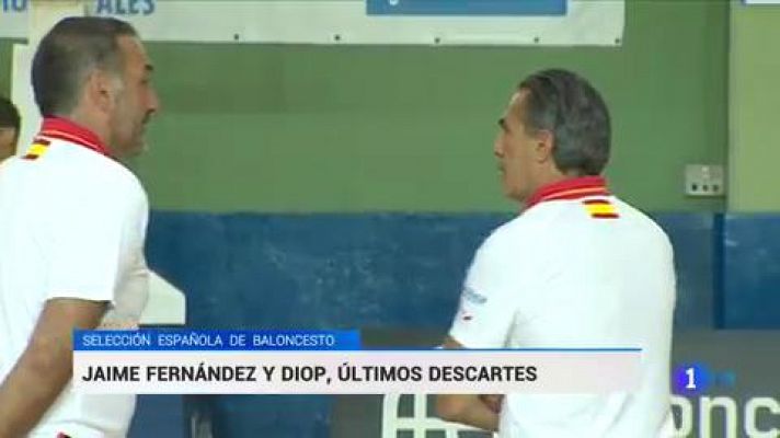Jaime Fernández y Diop, son los últimos descartes de Scariolo para el Mundial
