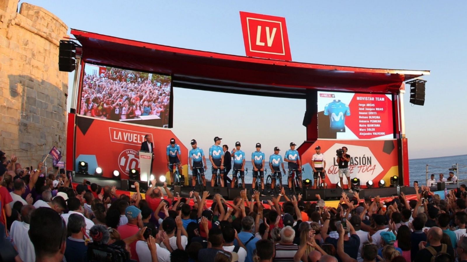 Vuelta Ciclista a España 2019 - Presentación Vuelta a España desde Moraira